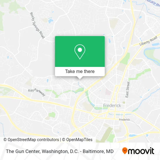 The Gun Center map