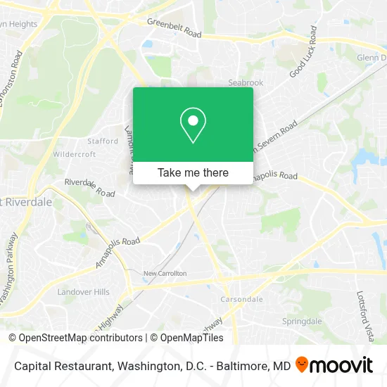 Capital Restaurant map