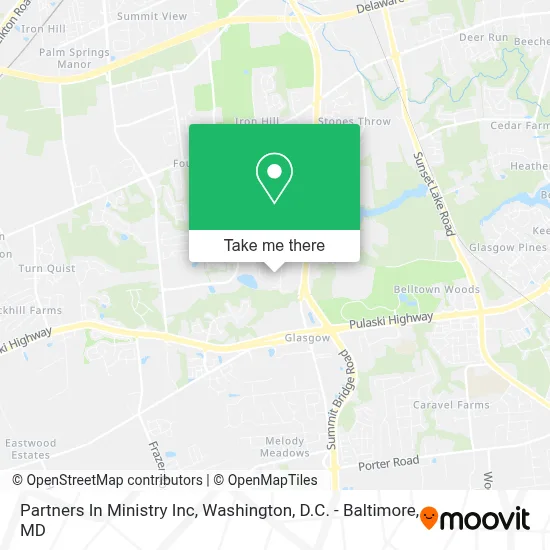 Partners In Ministry Inc map