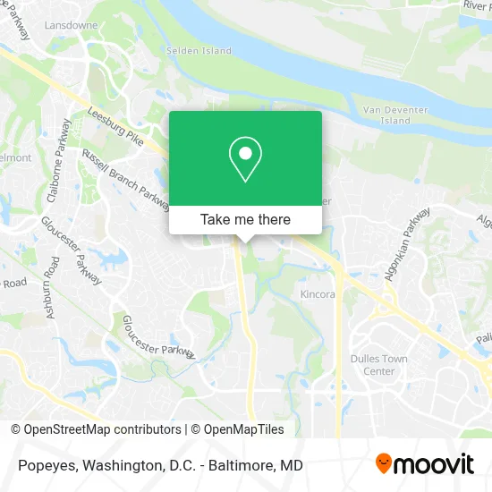 Popeyes map