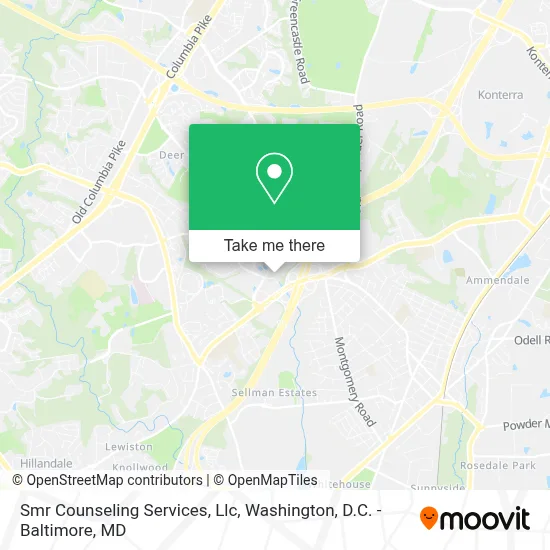 Smr Counseling Services, Llc map