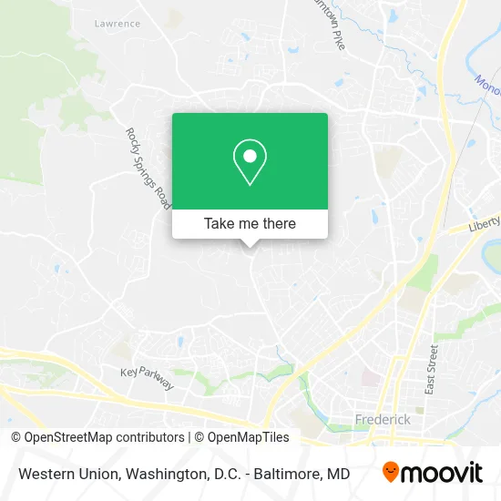 Western Union map