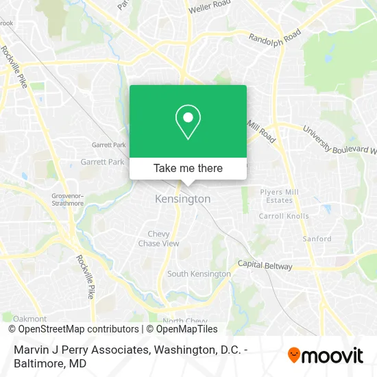 Marvin J Perry Associates map