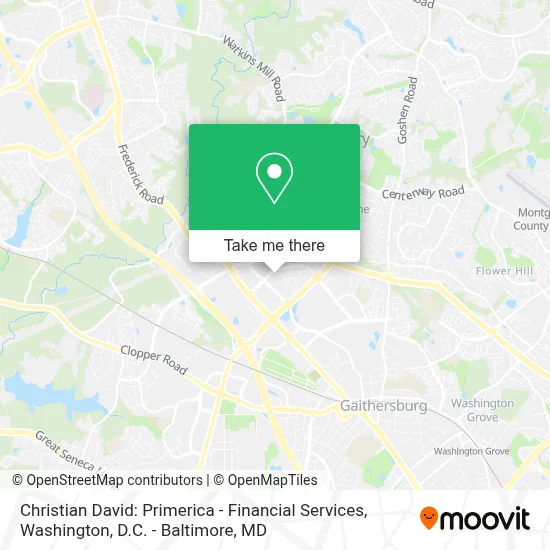 Christian David: Primerica - Financial Services map