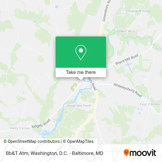 Bb&T Atm map
