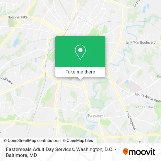Easterseals Adult Day Services map