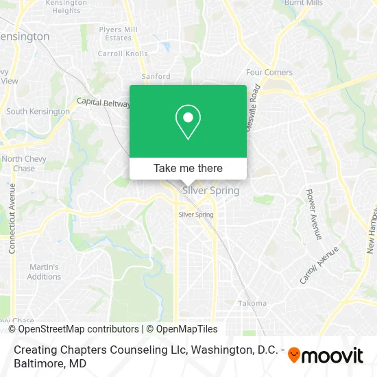 Creating Chapters Counseling Llc map