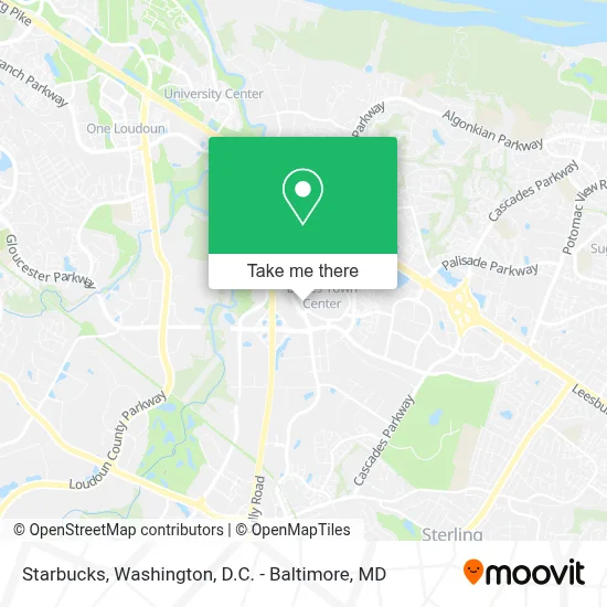 Starbucks map