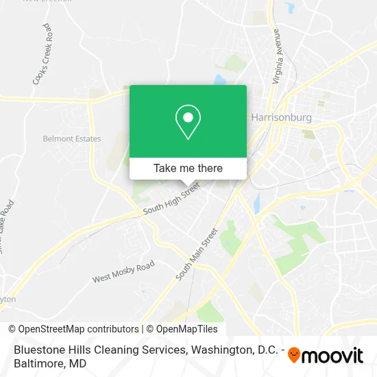 Bluestone Hills Cleaning Services map