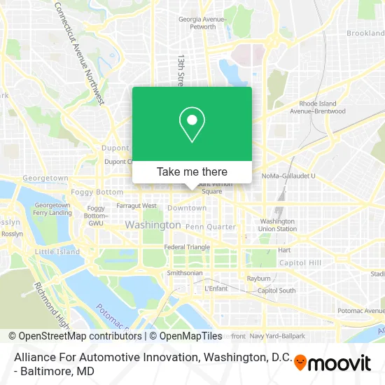 Alliance For Automotive Innovation map