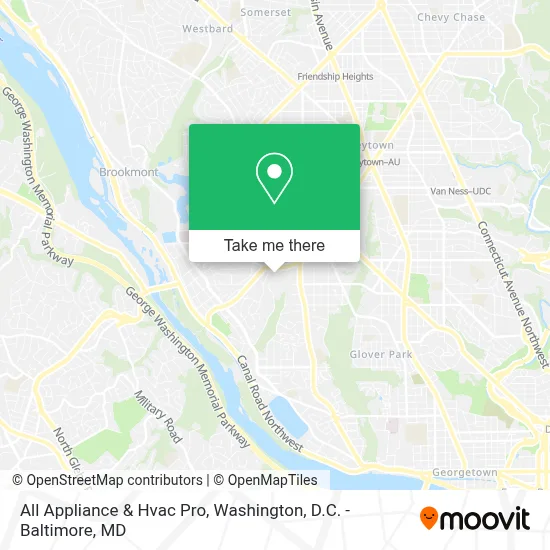 All Appliance & Hvac Pro map