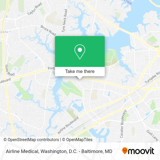 Airline Medical map