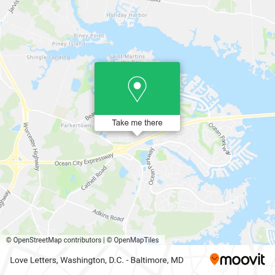 Love Letters map