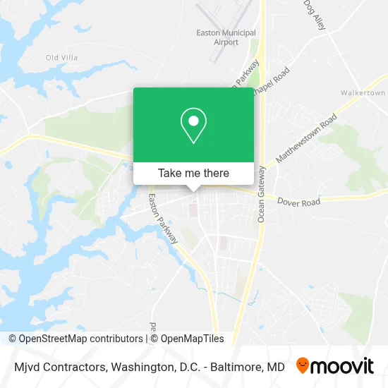 Mjvd Contractors map
