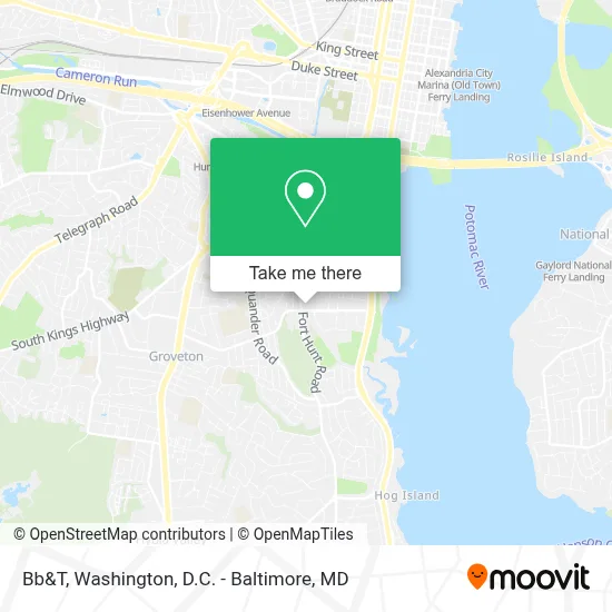 Bb&T map