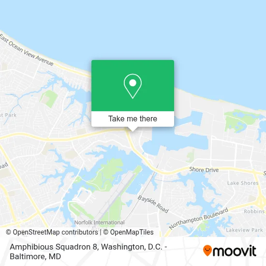 Amphibious Squadron 8 map