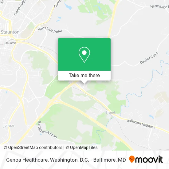 Genoa Healthcare map