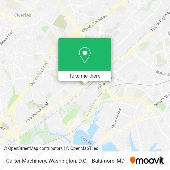 Carter Machinery map