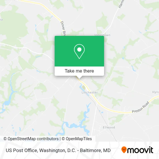 Us Post Office map
