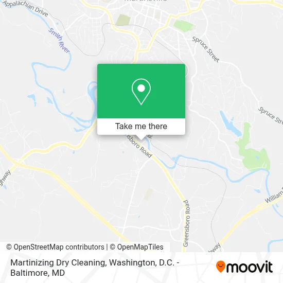 Martinizing Dry Cleaning map