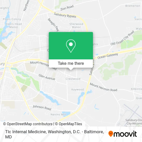 Tlc Internal Medicine map
