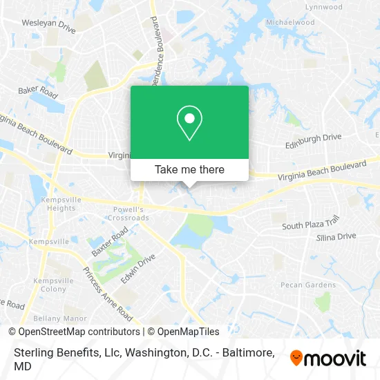 Sterling Benefits, Llc map