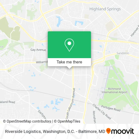 Riverside Logistics map