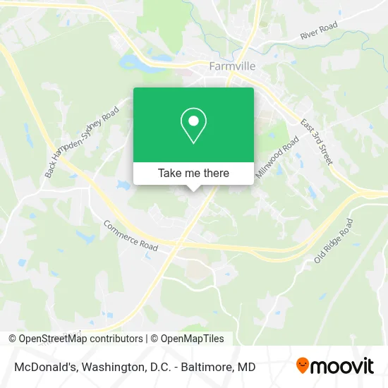 Mcdonald's map