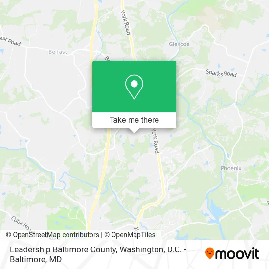 Leadership Baltimore County map
