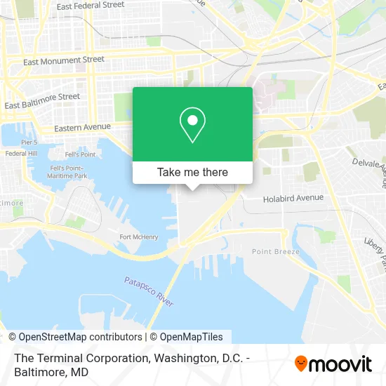 The Terminal Corporation map
