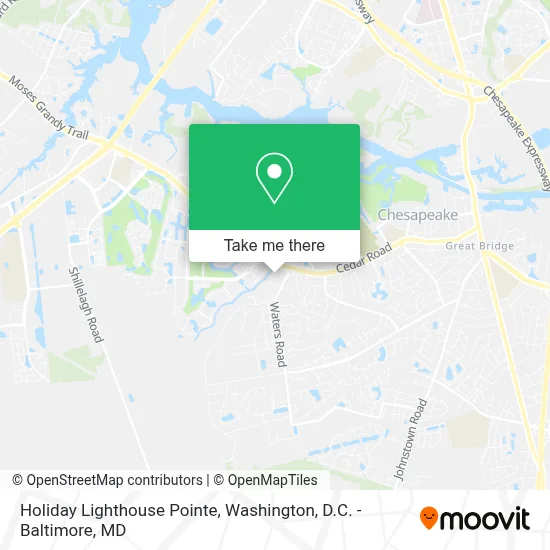 Holiday Lighthouse Pointe map