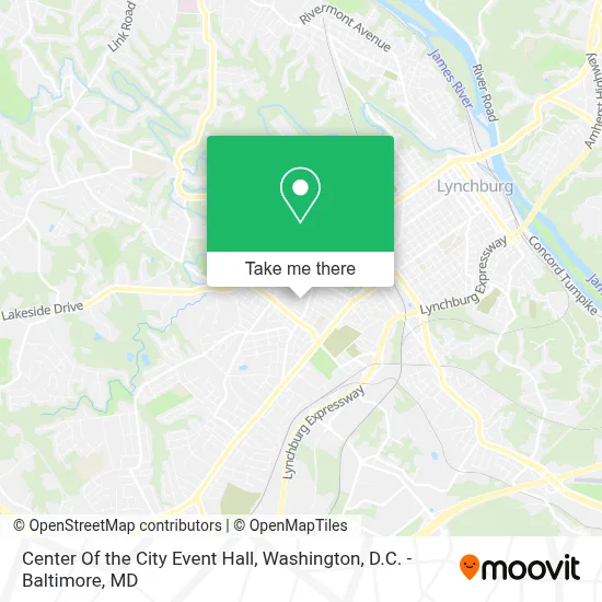 Center Of the City Event Hall map