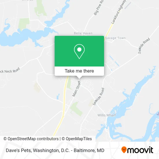 Dave's Pets map