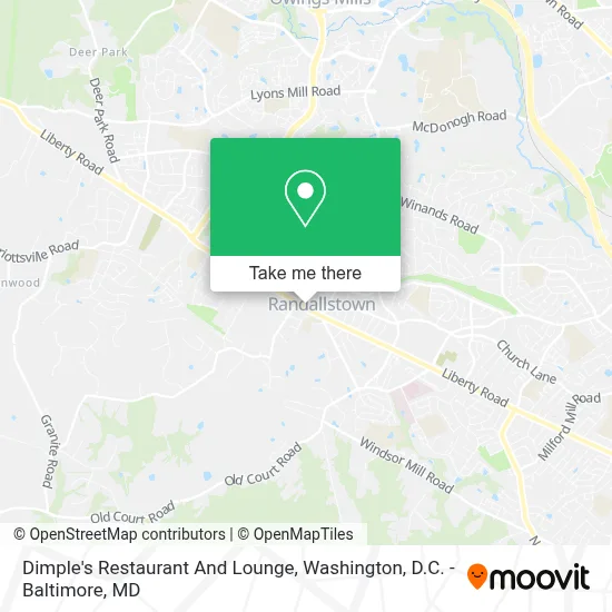 Dimple's Restaurant And Lounge map