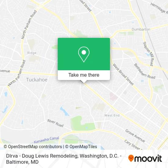 Dlrva - Doug Lewis Remodeling map