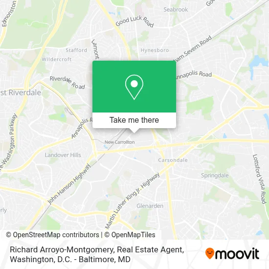 Richard Arroyo-Montgomery, Real Estate Agent map