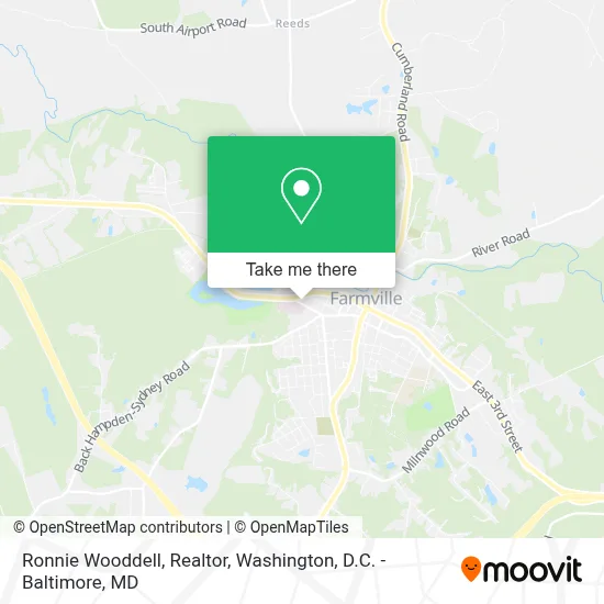 Ronnie Wooddell, Realtor map