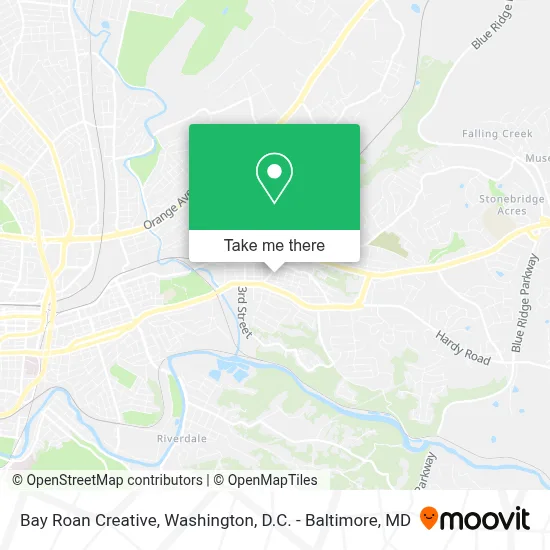 Bay Roan Creative map