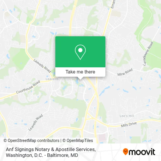 Anf Signings Notary & Apostille Services map