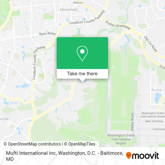 Mufti International Inc map