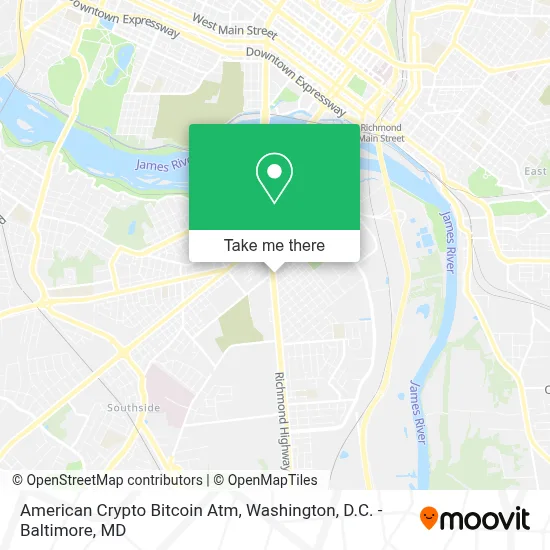 American Crypto Bitcoin Atm map