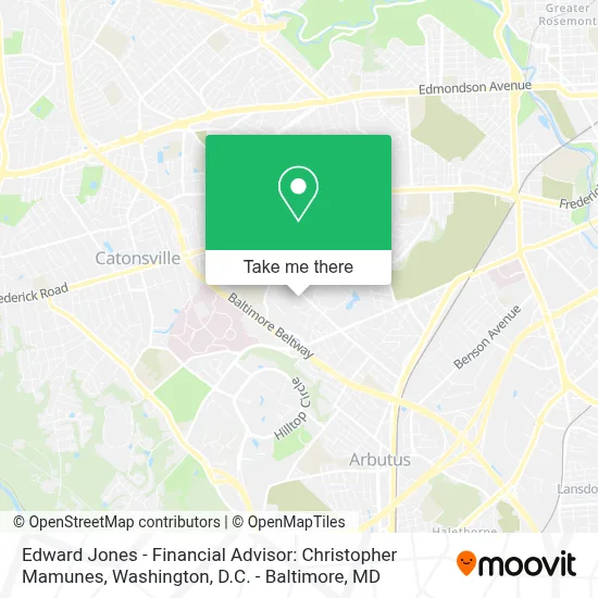 Edward Jones - Financial Advisor: Christopher Mamunes map