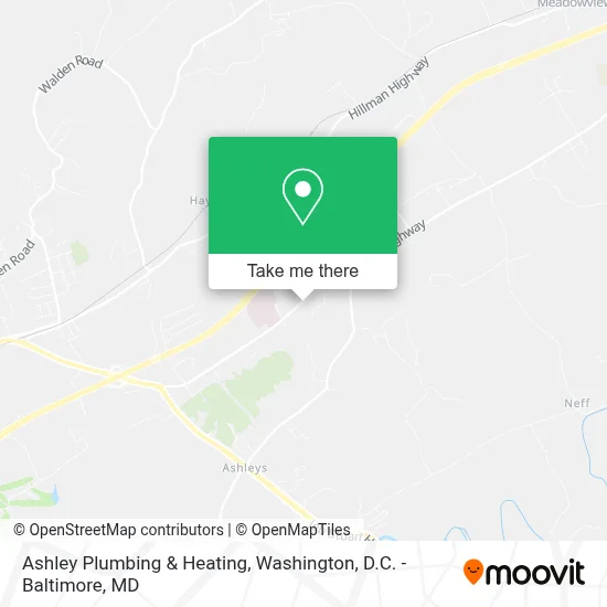 Ashley Plumbing & Heating map