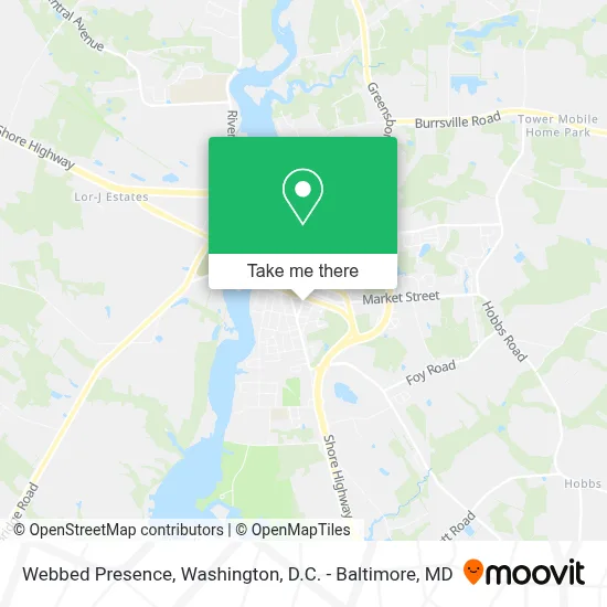 Webbed Presence map