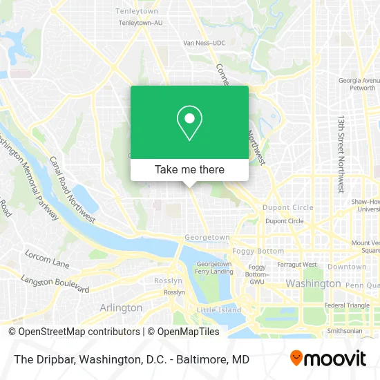 The Dripbar map