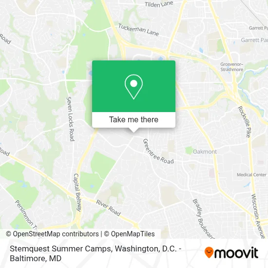Stemquest Summer Camps map