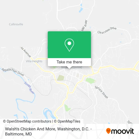 Walsh's Chicken And More map