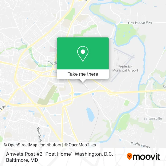 Amvets Post #2 "Post Home" map
