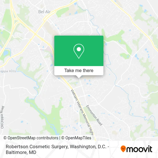 Robertson Cosmetic Surgery map