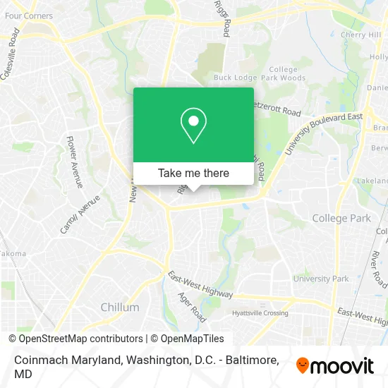 Coinmach Maryland map